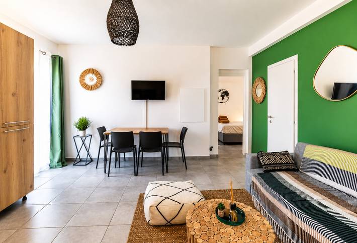 Gîte pour 4 personnes, avec terrasse dans Cala Rossa - 3