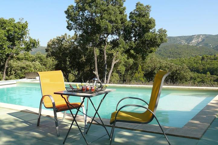 Location de vacances pour 8 personnes, avec Terrasse et Jardin à Le Beaucet
