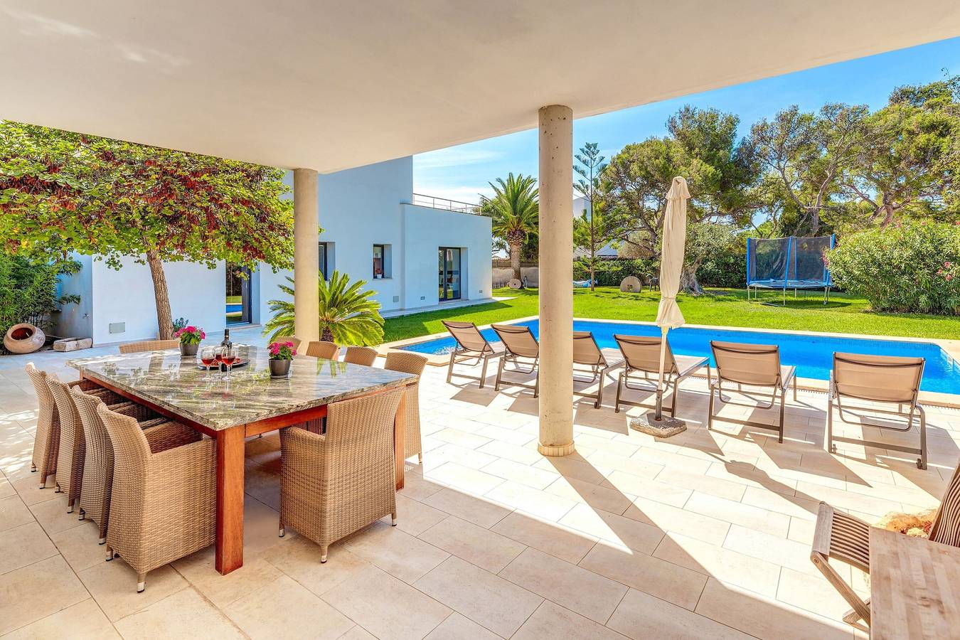 Villa 'Mon Obert' avec vue sur la mer, Wi-Fi et climatisation in Cala Serena, Felanitx