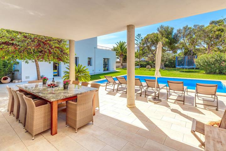 Villa für 8 Personen, mit Balkon und Whirlpool sowie Garten auf Mallorca Süden - 4