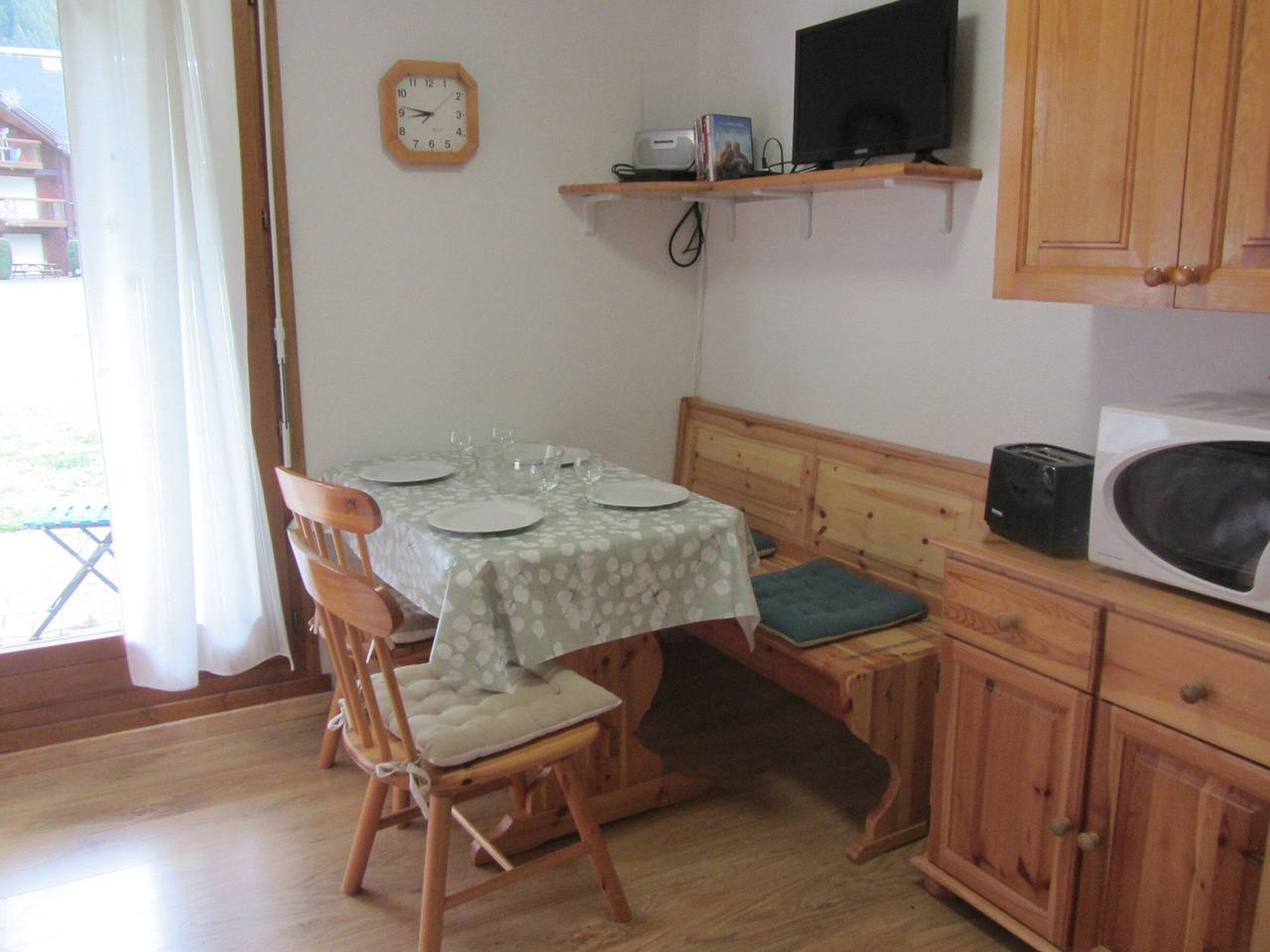 Estudio entero, Estudio para 4 en Contamines con terraza y parking in Les Contamines-Montjoie, Pays du Mont-Blanc