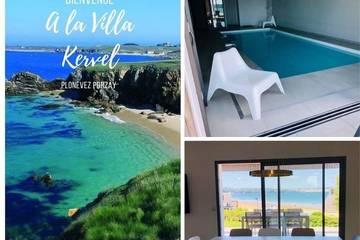 Gîte pour 8 personnes, avec jardin et terrasse dans Plage Kervel