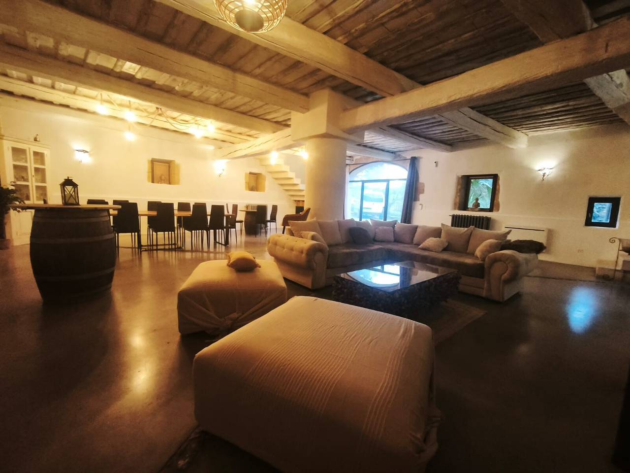 Zimmer 'L'Andalouse' mit gemeinsamer Terrasse, Wlan und Klimaanlage in Lédenon, Nimes und Umgebung