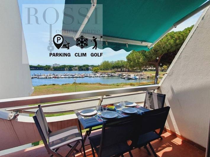 Appartement de vacances pour 4 personnes, avec vue sur le lac ainsi que vue et jardin