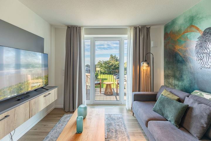 Ferienwohnung für 6 Personen, mit Balkon und Sauna
