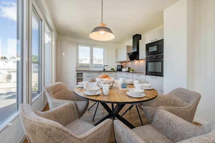 Ganze Wohnung, Ferienwohnung Goldfisch mit Terrasse, Sauna & Freizeiztbereich in Zirchow, Usedom