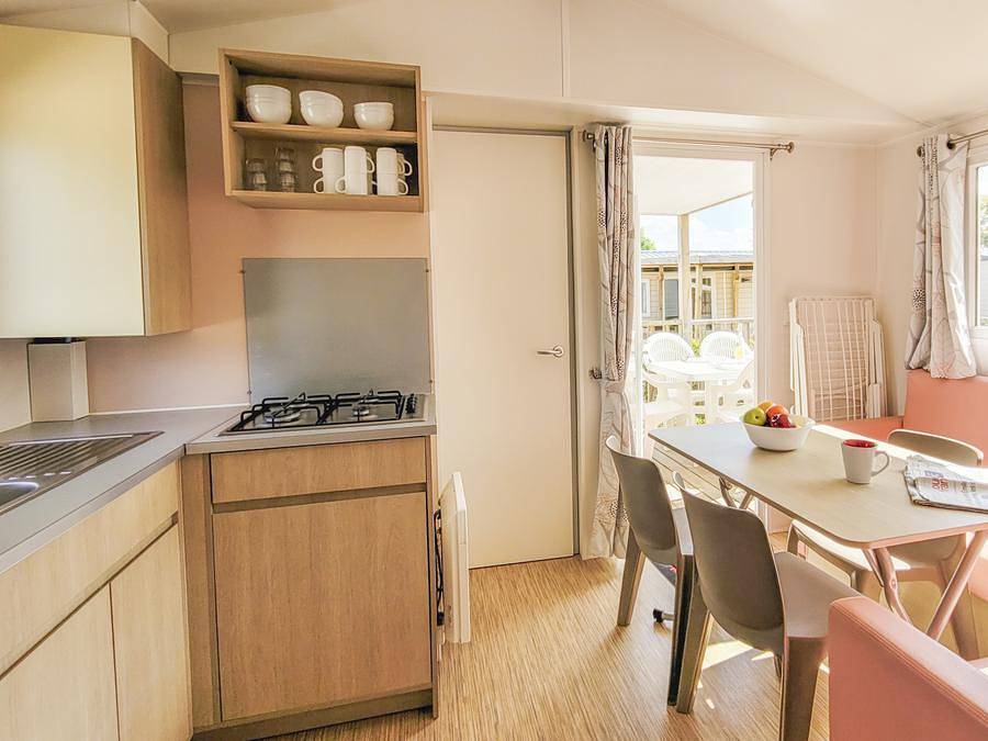 Camping La Riviera - Mobilhome 6 personnes - Loisirs - 3 chambres - Tv in Saint-Michel-Chef-Chef, Côte de Jade