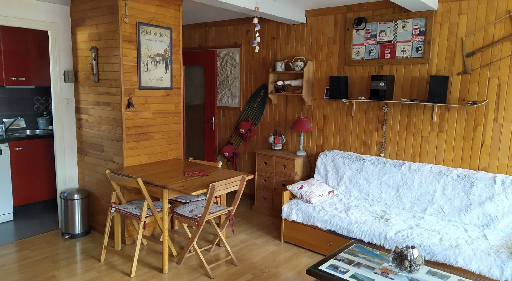 Appartement entier, Serre Chevalier : beau T3 avec balcon, vue panoramique Sud in Saint-Chaffrey, Serre Chevalier