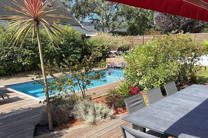 Maison de vacances pour 8 personnes, avec terrasse et jardin à Quiberon