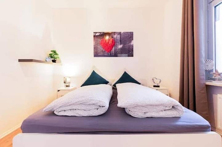 Appartement entier, Central et lumineux | 4 personnes in Magdebourg, Elbe-Börde-Heide
