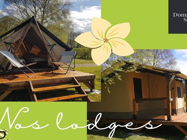 Camping Domaine De Sery - Lodge 2 personen - Lodge Balearen in Bouttencourt, Abbeville und Umgebung