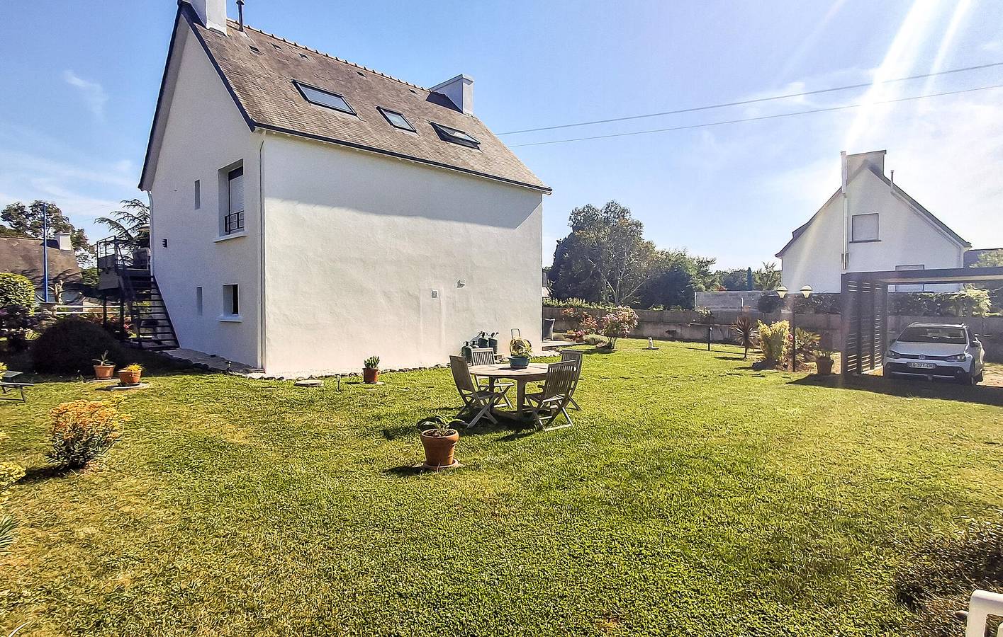 Apartamento vacacional entero, Encantador apartamento de 2 dormitorios con jardín cerca del centro de Névez y de la zona de restaurantes in Névez, Region de Quimper