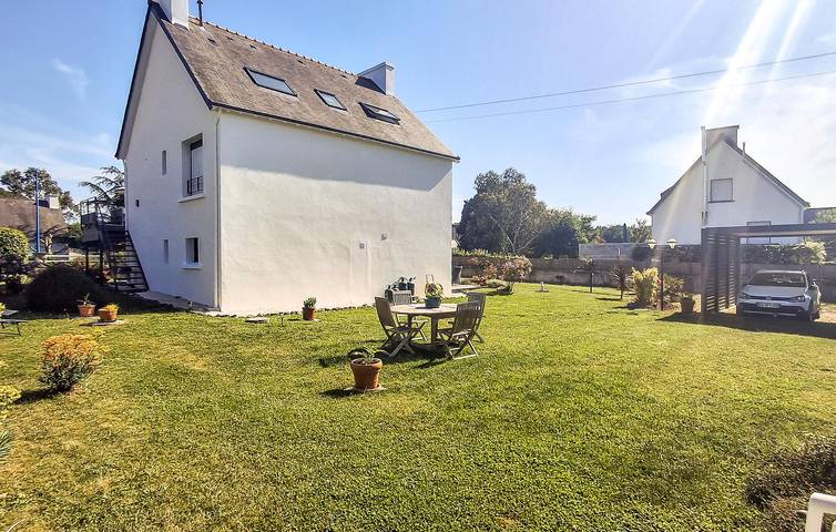 Appartement de vacances entier, Charmant appartement de 2 chambres avec jardin, situé à proximité du centre de Névez et des restaurants in Névez, Région de Quimper