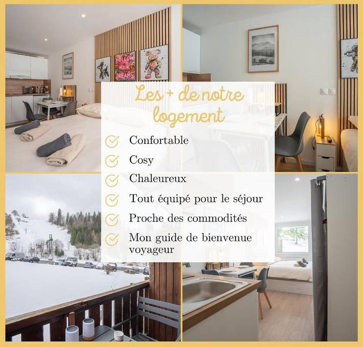 Gîte pour 2 personnes, avec balcon à Viuz-en-Sallaz - 3