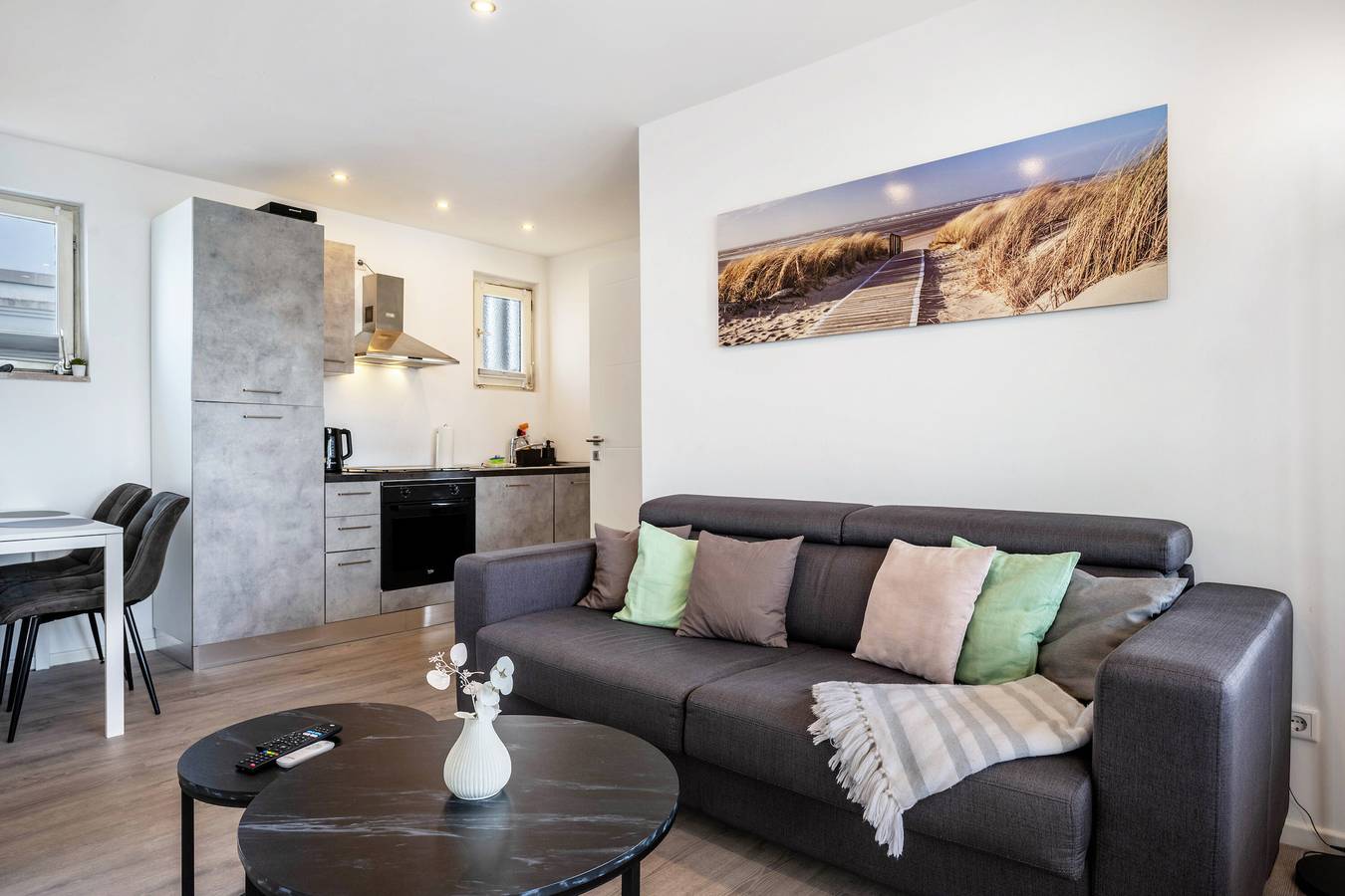 Ganze Wohnung, Ferienwohnung 'Meerfreude Grömitz' mit gemeinsamer Terrasse, gemeinsamem Garten und Wi-Fi in Grömitz, Ostholstein