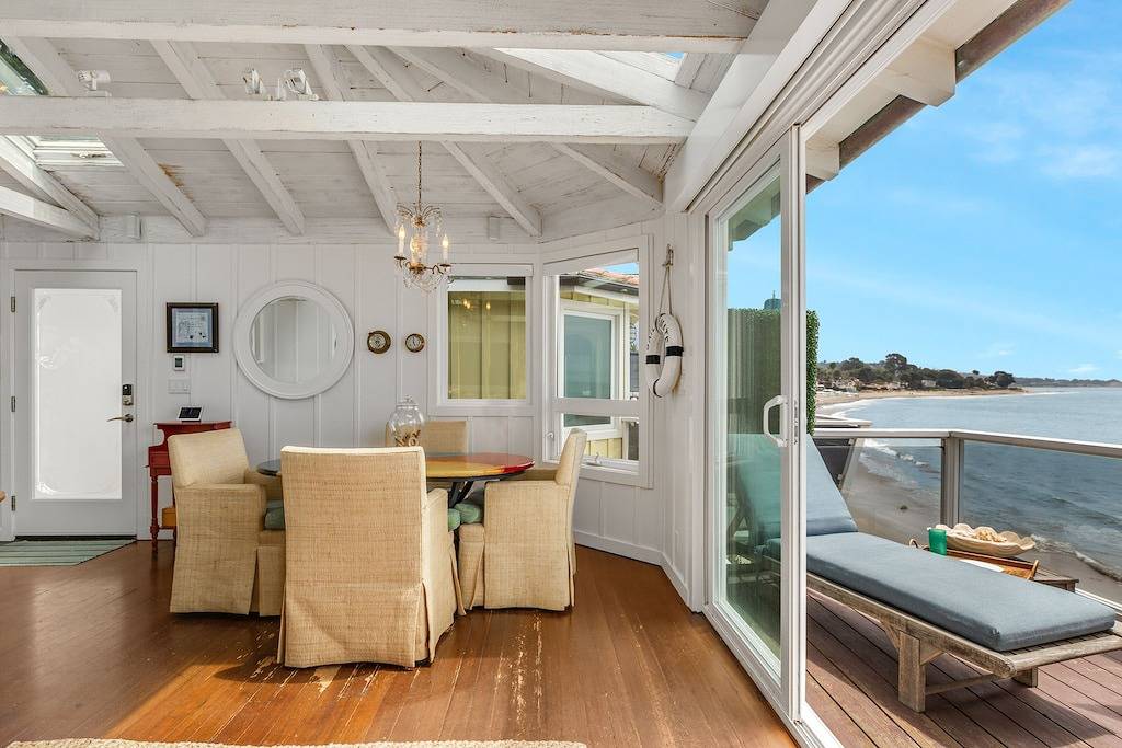 Beachfront Bungalow on Miramar Beach in Montecito, Santa Barbara County