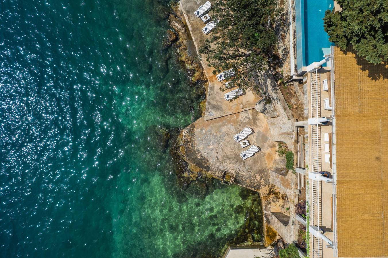 Seafront Villa Dubrovnik Sea Diamant for 7 guests in Lozica, Dubrovnik-Neretva
