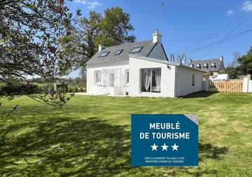 Gîte pour 5 personnes, avec vue et jardin à Bannalec