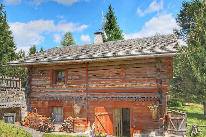 Baita per 9 persone, con sauna e giardino, con animali domestici in Val di Fiemme