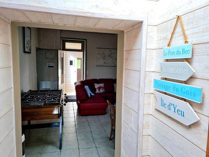 Location de vacances pour 8 personnes, avec jardin et vue à Beauvoir-sur-Mer - 3