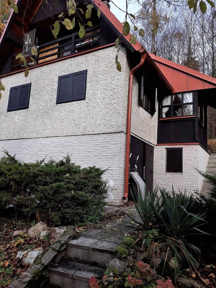 Ferienhaus mit wunderschönen Ausblick im Garten in Frauenberg, Budweis und Umgebung