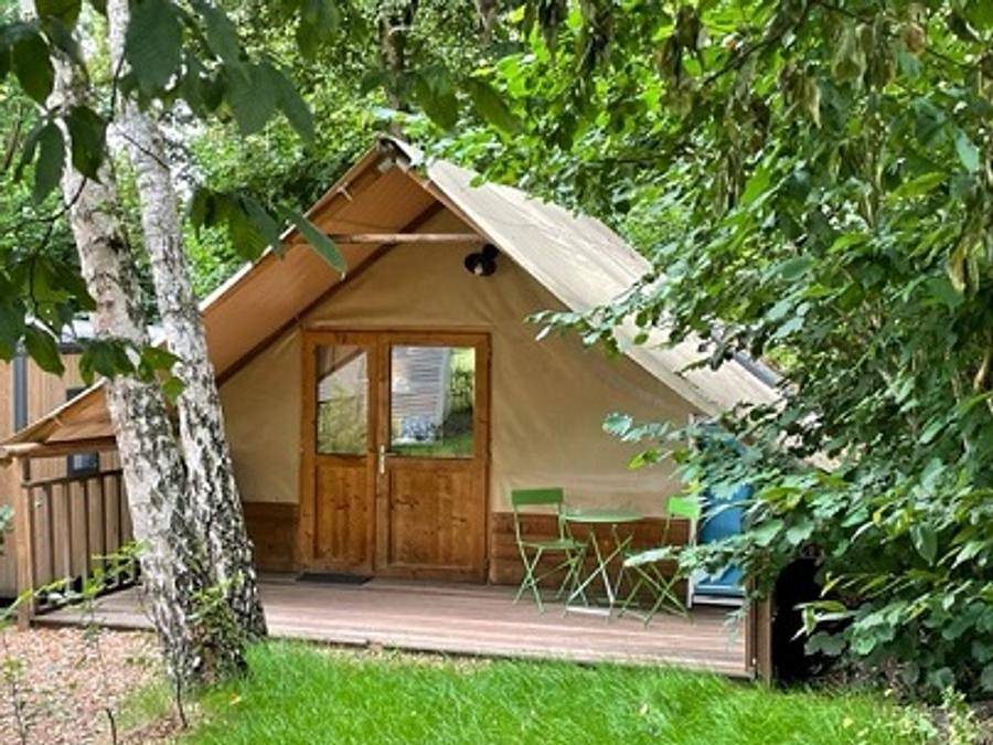 Camping du Perche Bellemois - Chalet 3 personas - Madera in Bellême, Parc naturel régional du Perche