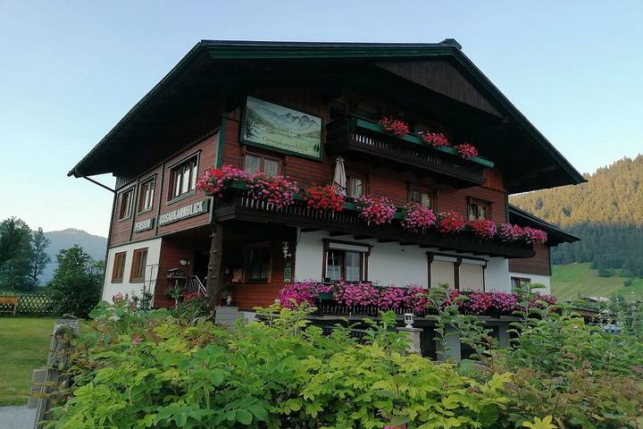 Chambre pour 2 personnes avec jardin in Gosau, Dachstein Salzkammergut