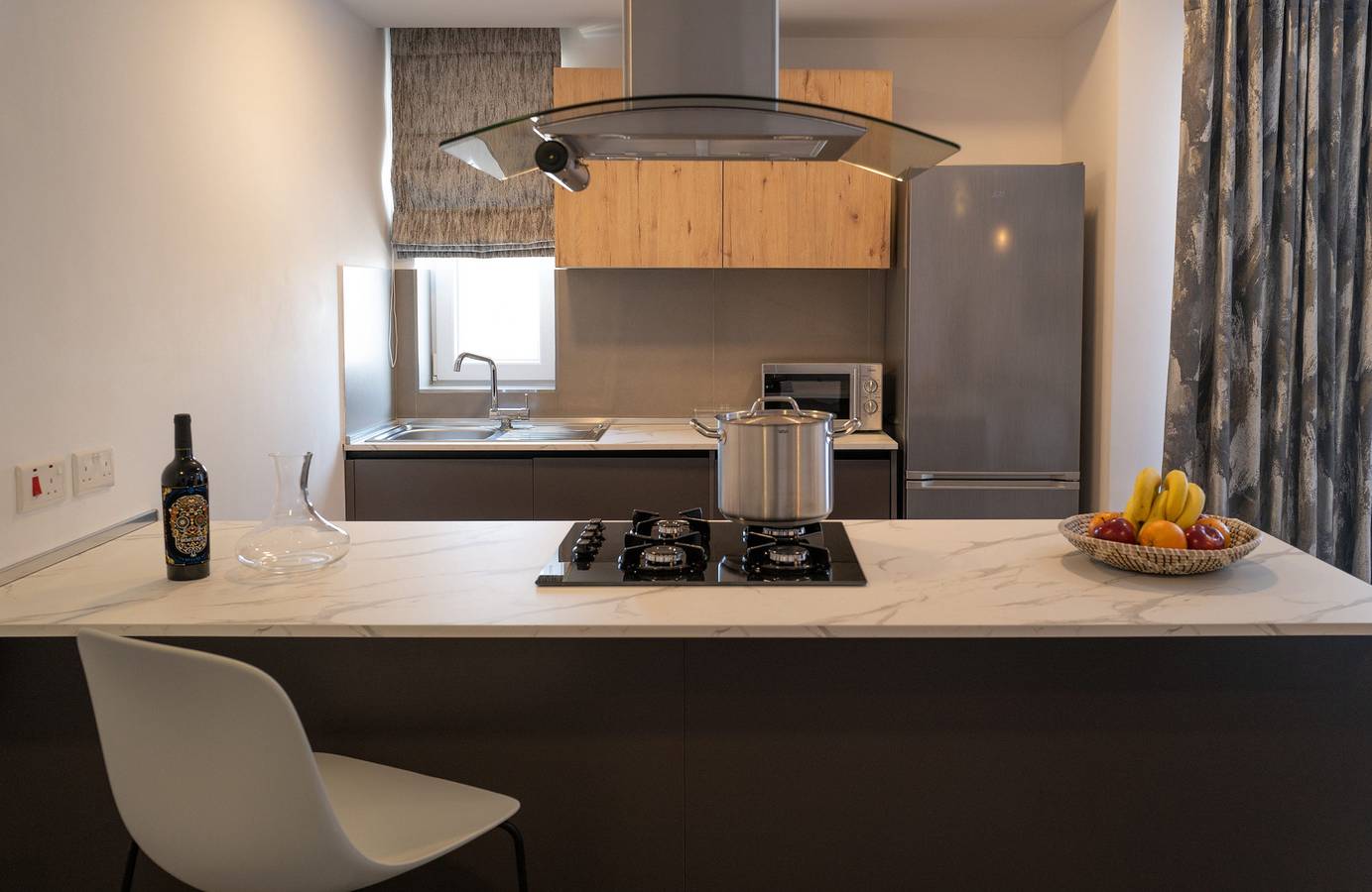 Appartement entier, Appartement de vacances pour 6 personnes avec balcon in Marsaskala, Île de Malte