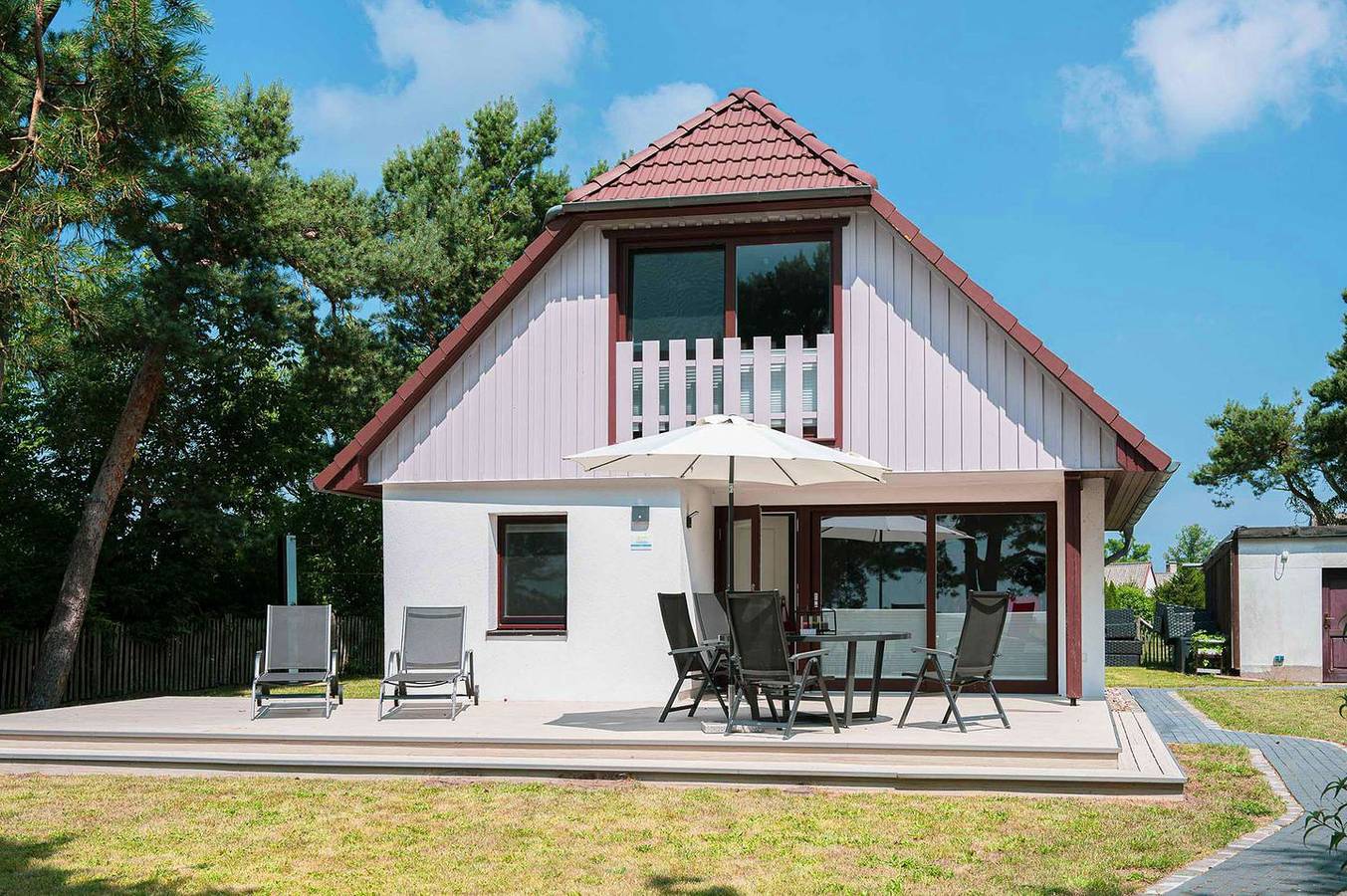 Romantisch gelegenes Ferienhaus in Born a. Darß, Born am Darß