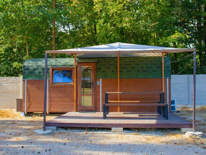 Ferienhaus für 4 Personen, mit Terrasse und Garten, mit Haustier in Hradec Králové