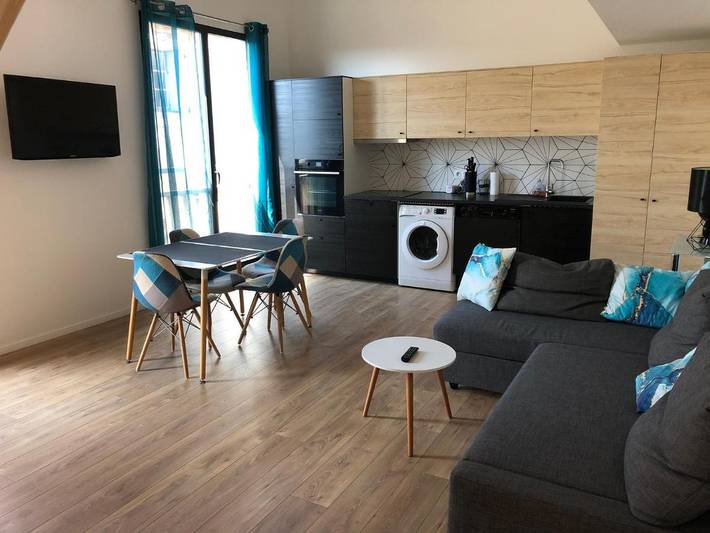 Appartement de vacances pour 8 personnes, avec vue et balcon, adapté aux familles