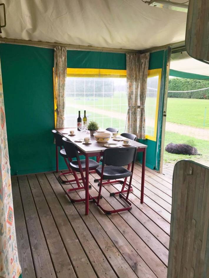 Gîte pour 5 personnes, avec Terrasse ainsi que Jardin et Vue dans Zélande (Brabant du Nord)