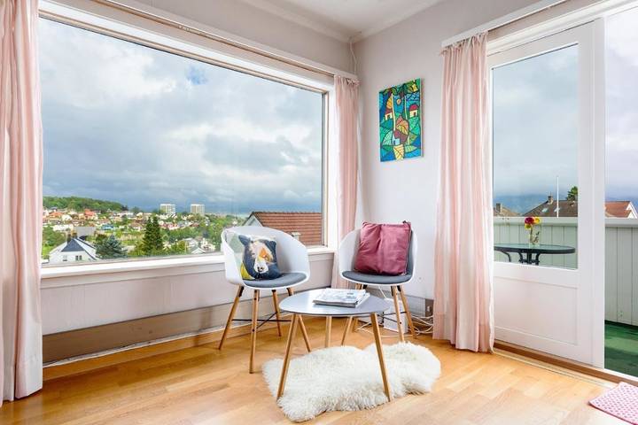 Apartament wakacyjny dla 5 osób, z Taras i Widok w Stavanger