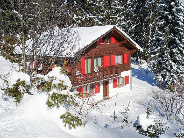 Ferienhaus für 5 Personen, mit Ausblick und Sauna sowie Terrasse im Wallis