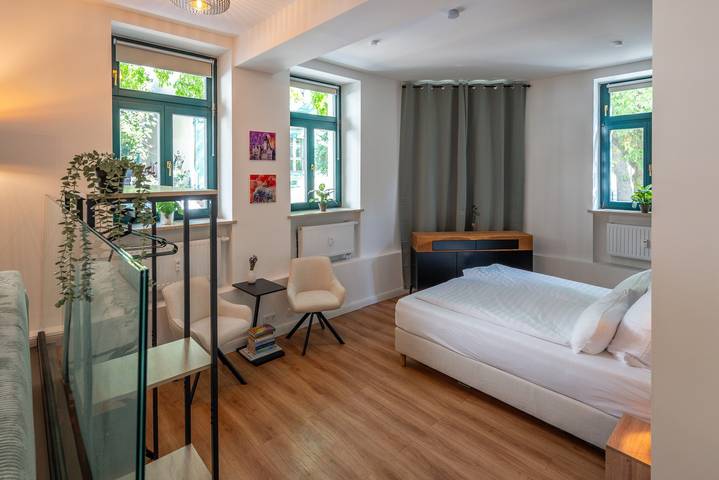 Apartamento inteiro, Apartamento 'Stilvoll & Zentrumsnah im Leipziger Osten' com 53 m² e localização central in Leipzig-Leste, Leipzig