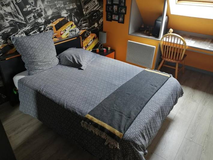 Chambre d’hôte pour 4 personnes, avec Terrasse et Jardin