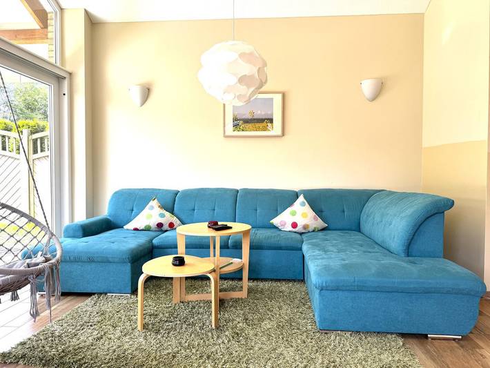 Ferienhaus für 7 Personen, mit Whirlpool und Terrasse sowie Garten und Sauna