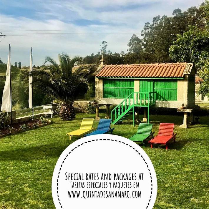 Casa rural con piscina para 10 personas, con piscina y jardín en Salnés - 2