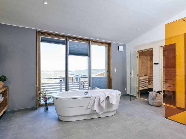 (04) Gud Jard Aquarius, Kat. FamilienZeit - Designferienhaus Aquarius (04) mit exklusiver Ausstattung in Nordfriesische Inseln (Schleswig-Holstein) (Schleswig-Holstein), Pellworm