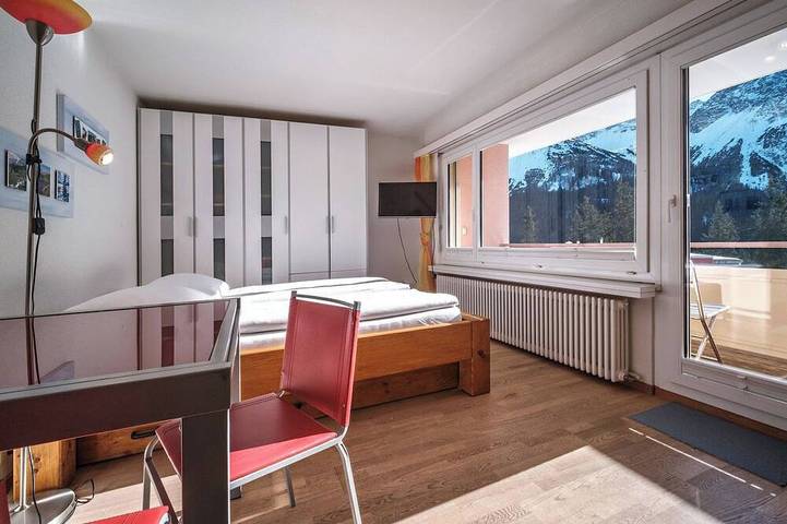 Ganze Wohnung, Paradies 606 Appartement/Fewo, Bad, Wc, 2-Bettwohnung in Arosa, Plessur Alpen