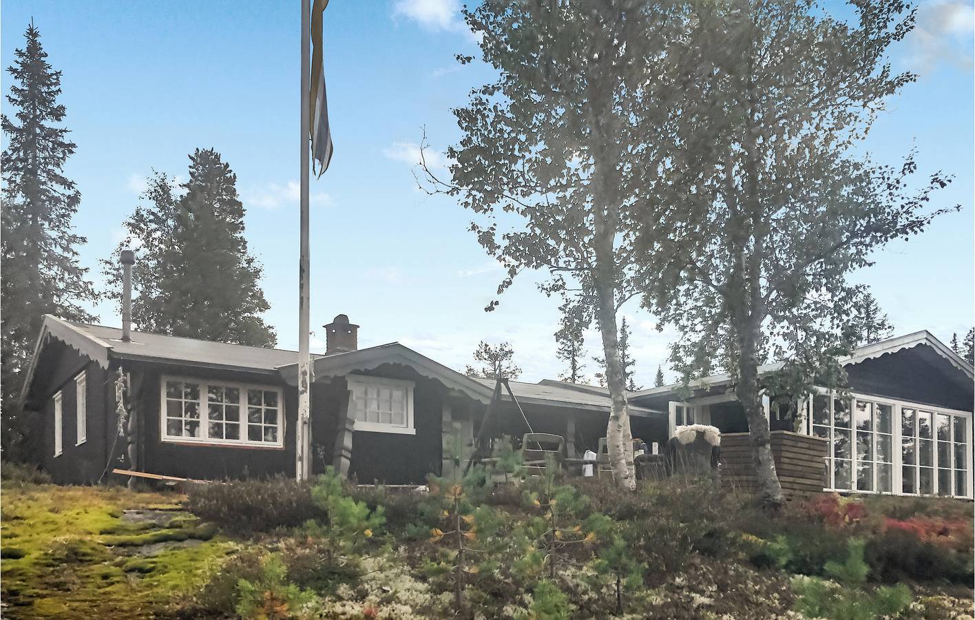 Ferienhaus für 7 Personen mit Terrasse in Hjartdal