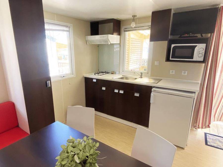 Camping Ostrea - Mobilhome 2 personas - Le Vivier, Mobil Home 1 Dormitorio in Dolus-d'Oléron, Côte de Beauté