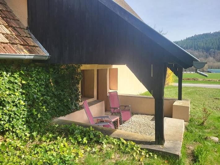 Gîte pour 2 personnes, avec jardin et vue, animaux acceptés à Muhlbach-sur-Munster