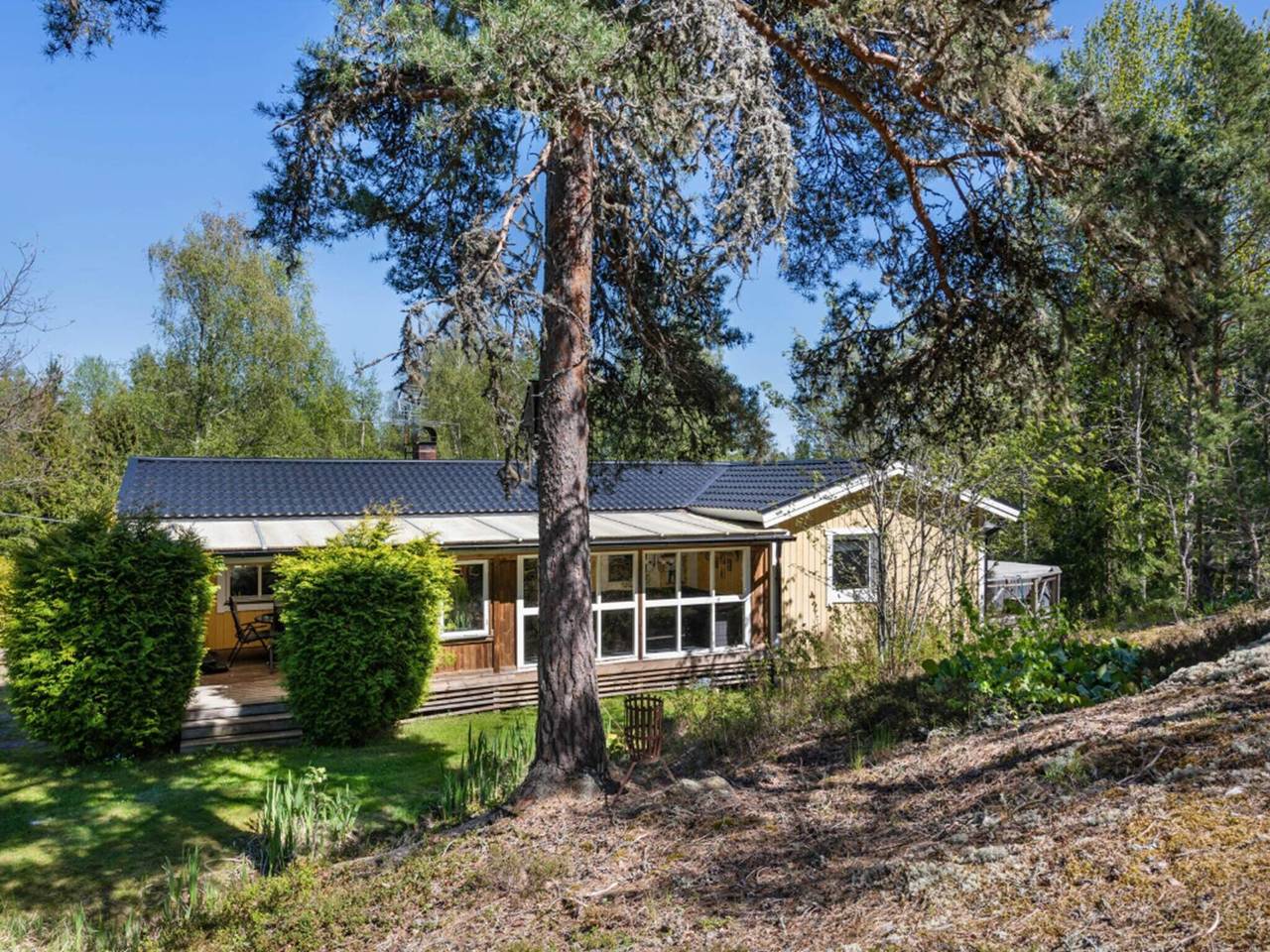 Gemütlicher Rückzugsort im Wald mit Whirlpool in Schwedische Ostsee