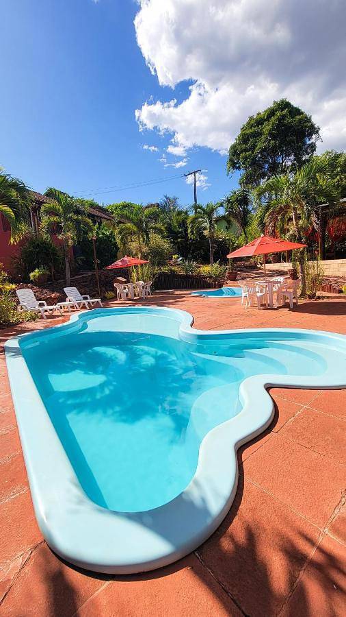 Casas e apartamentos de temporada para 2 pessoas, com jardim e piscina infantil e ainda vista and piscina, com animais de estimação na Chapada Diamantina