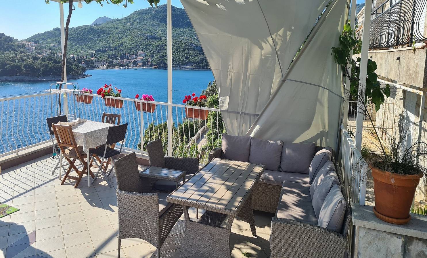 Ganzes Studio, Studio für 2 Personen mit Meerblick in Zaton, Grad Dubrovnik