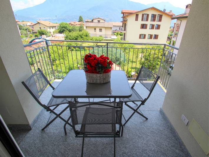 Ferienwohnung für 4 Personen, mit Balkon und Terrasse sowie Garten