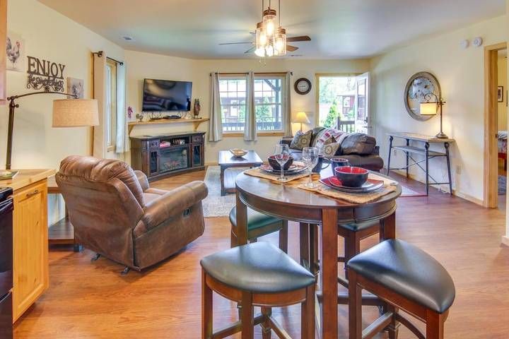 Ferienhaus für 2 Personen, mit Garten und Ausblick sowie Terrasse in North Carolina