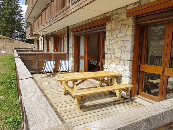 Gîte pour 5 personnes, avec vue et jardin, animaux acceptés dans Courchevel 1650 (Moriond)
