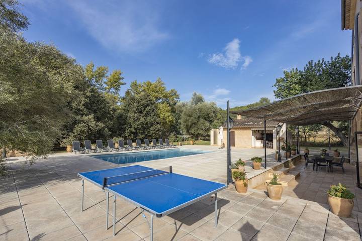 Finca für 12 Personen, mit Balkon und Terrasse sowie Garten in Selva - 4